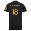 Real Madrid Aurelien Tchouameni #18 Tredjedrakt 2023-24 Kortermet